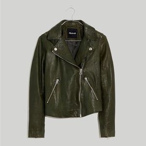 Madewell - Washed Leather Motorcycle Jacket